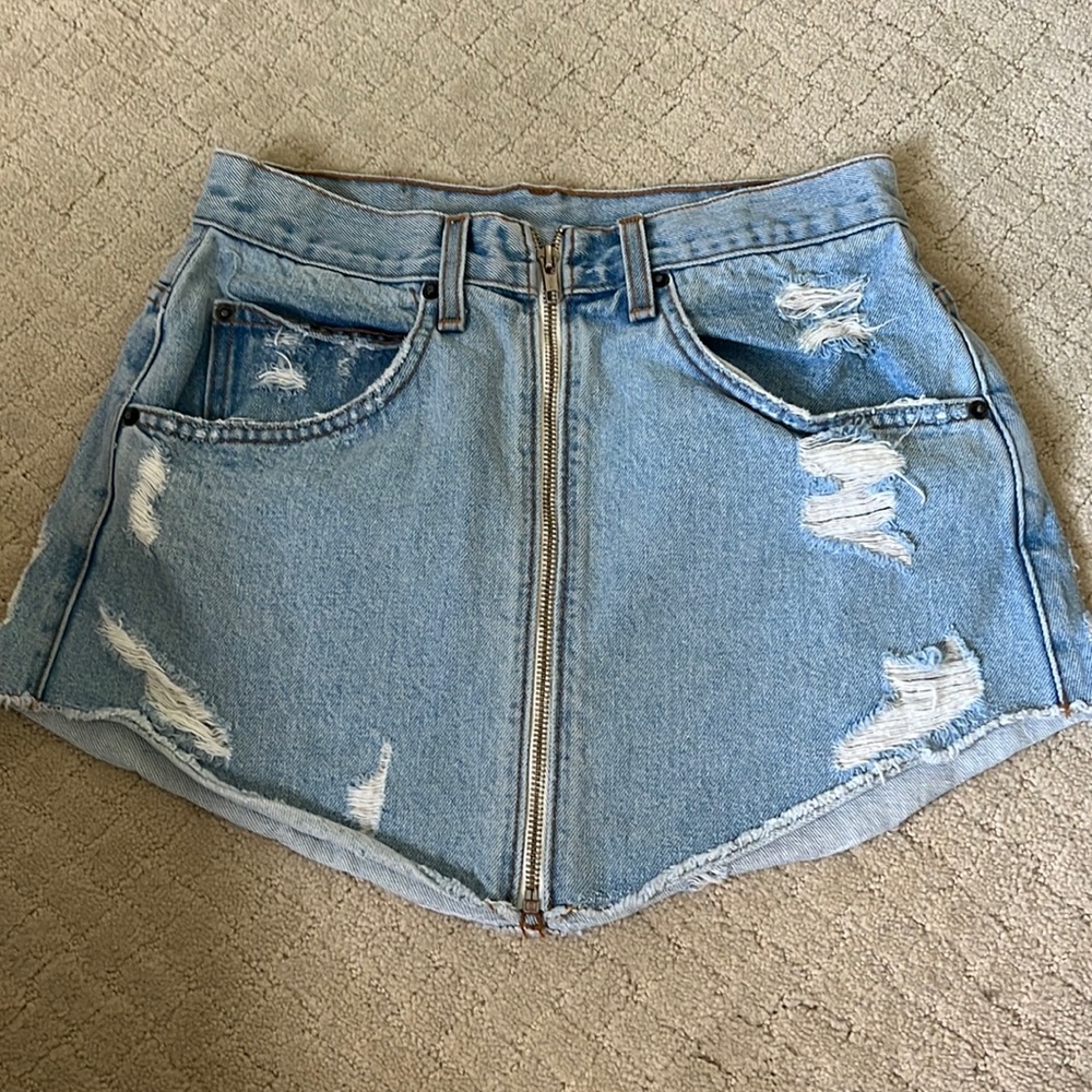 Carmar denim skirt! worn once.